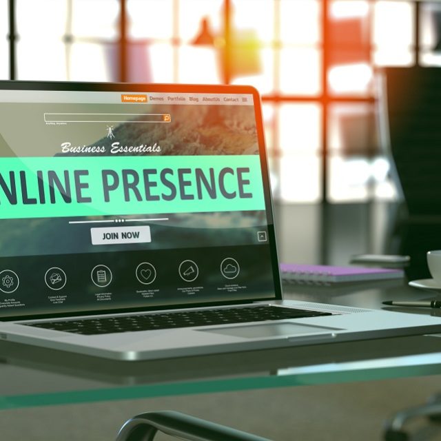 picture showing online presence